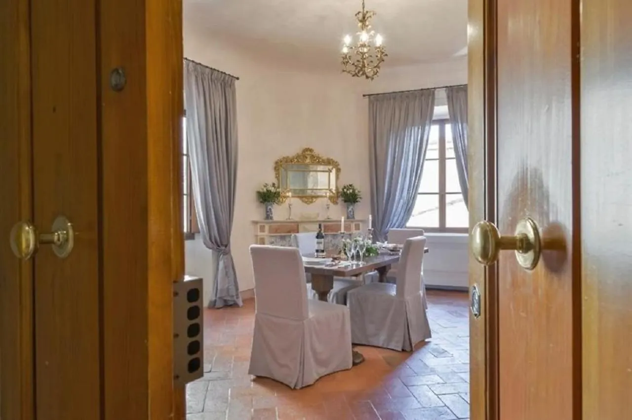 Maggio Frescoes By Vacavilla Florence Apartment